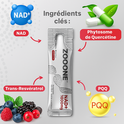 Zooone - Supplément NAD de nicotinamide riboside pour femme et homme