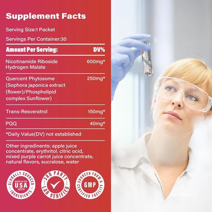 Zooone - Supplément NAD de nicotinamide riboside pour femme et homme