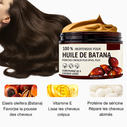 Huile de Batana pour la croissance des cheveux